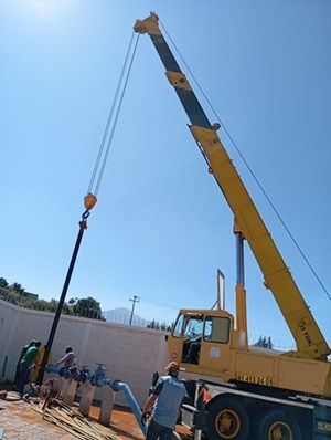 SE REALIZAN TRABAJOS DE MANTENIMIENTO AL POZO SAN ANTONIO