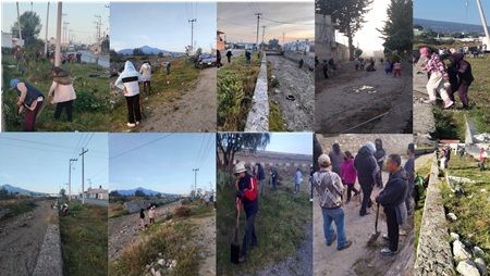 La CAPAMH en coordinación con vecinos realizan Jornadas de Limpieza