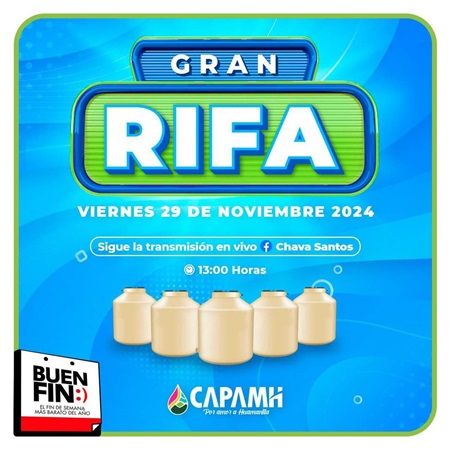 SORTEO CAPAMH.POR AMOR A HUAMANTLA
